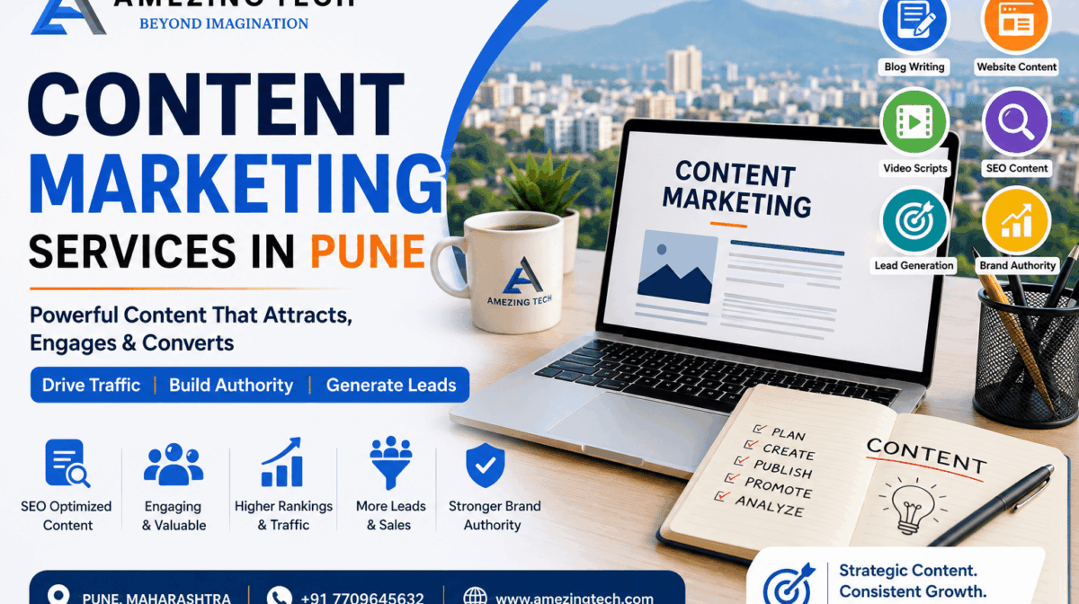 Professional content marketing banner design