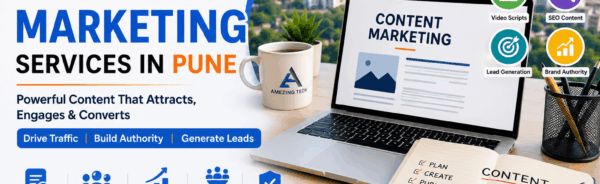 Professional content marketing banner design